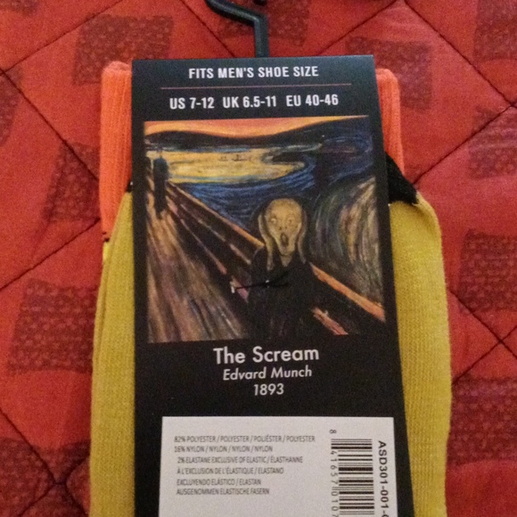 Artist Series Socks - 4 pairs, 4 different designs: - Picture 5 of 9